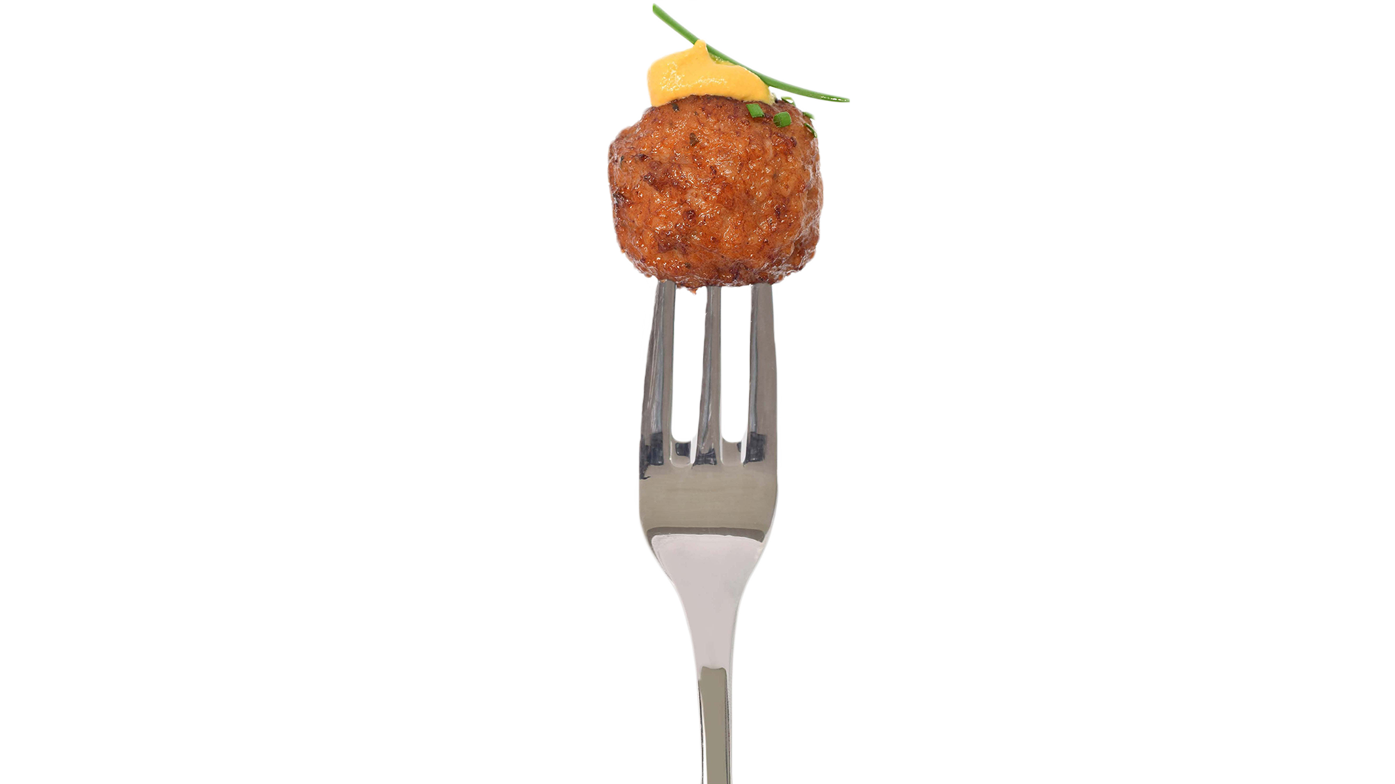 fork with food on it