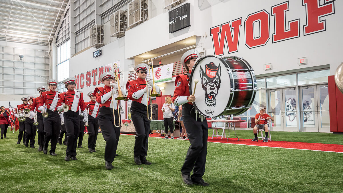 NC State band at CALS Tailgate