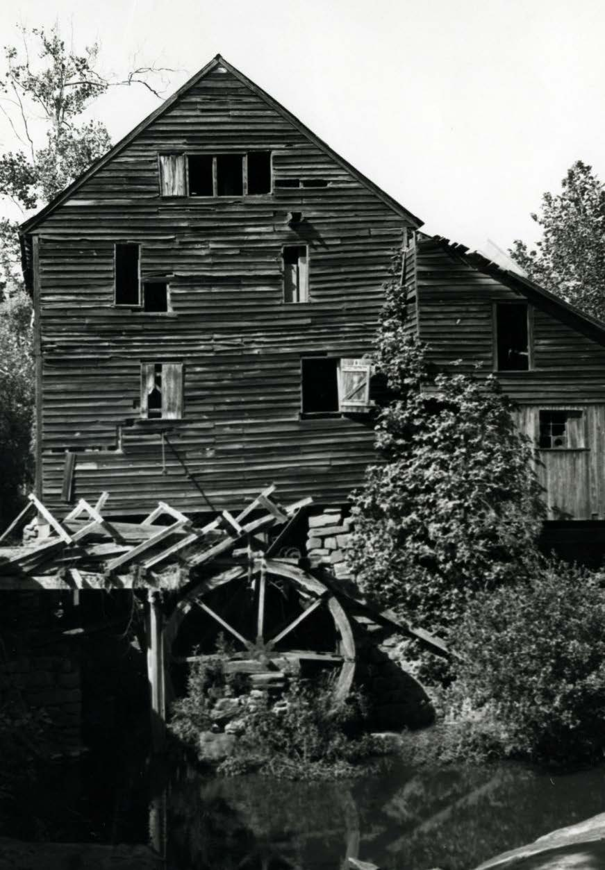 Yates Mill before it was restored
