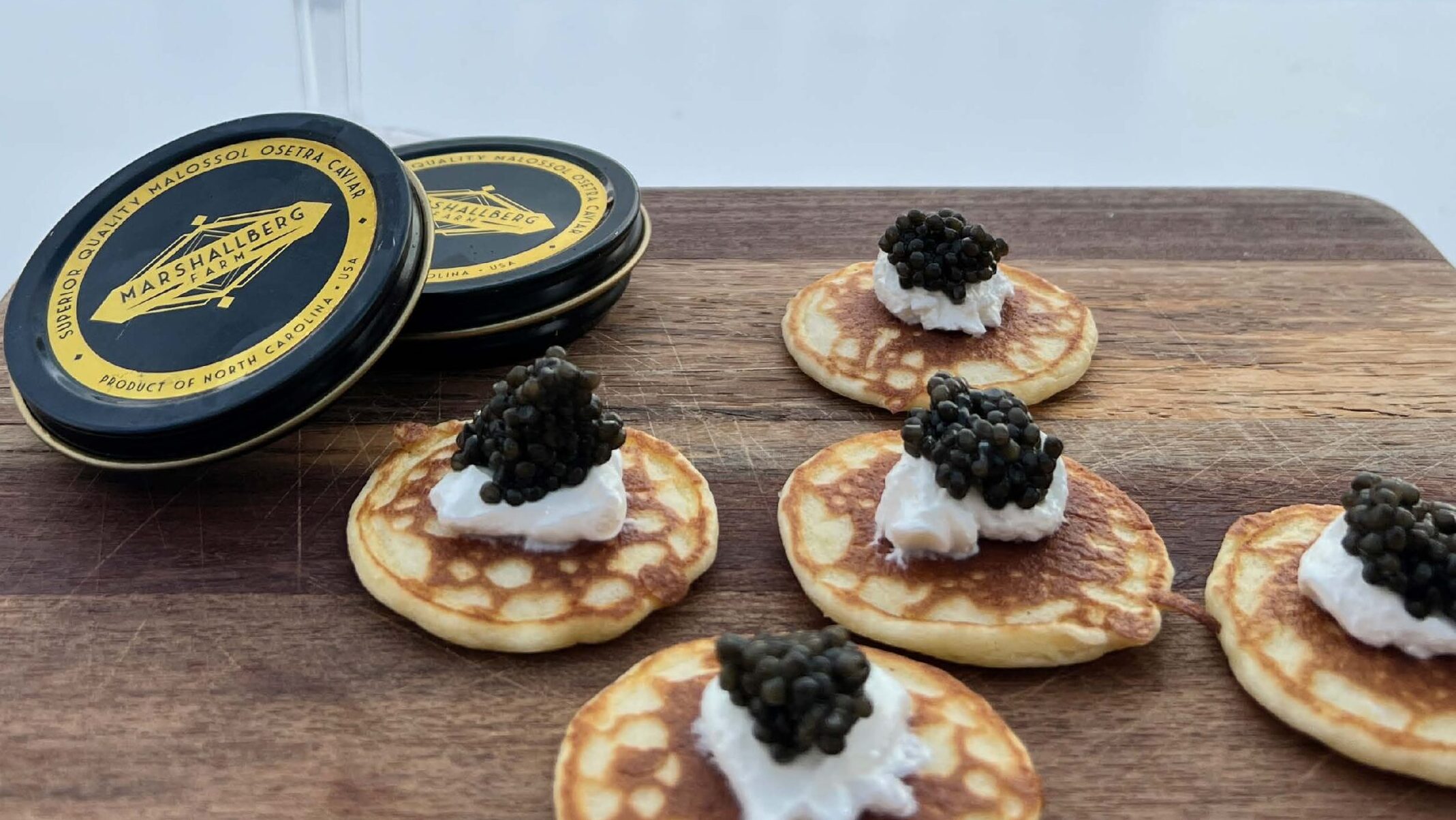 caviar on table