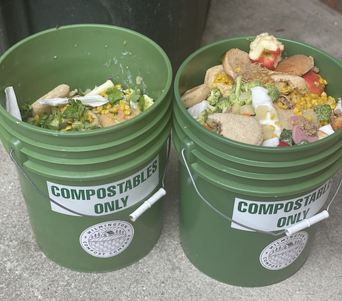 two compost bins