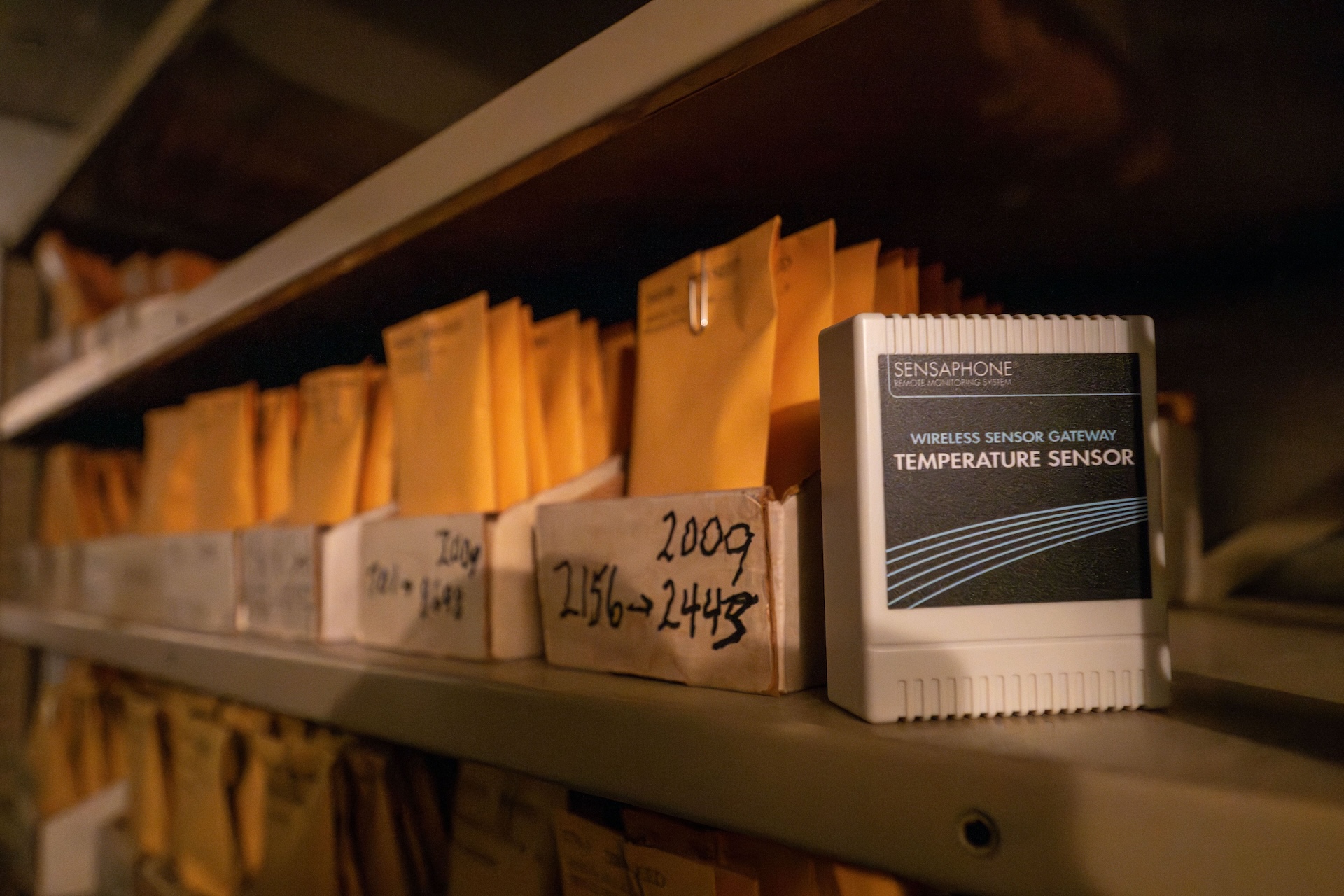 seed packets in a storage cooler